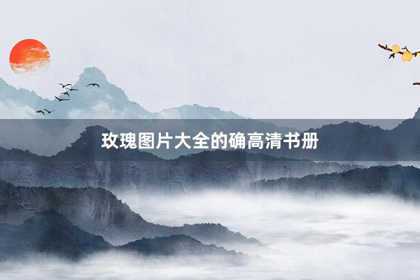 玫瑰图片大全的确高清书册